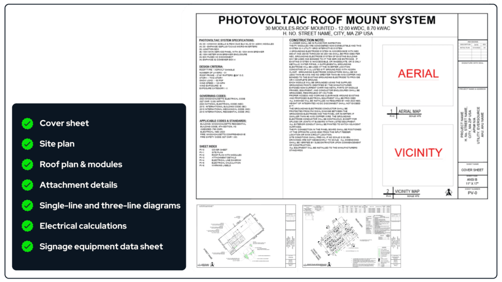 Solar Permit Design - Vishtik Technologies