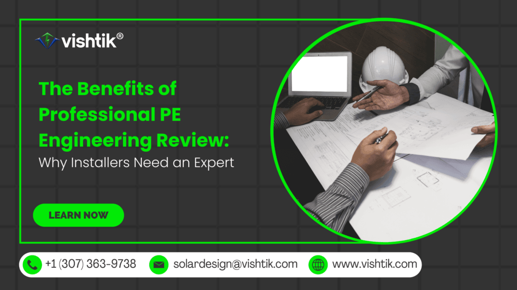 Blog banner showing engineers reviewing plans for a professional engineering review