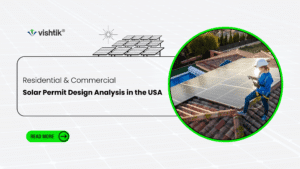 Blog banner showing a rooftop solar inspection for permit design analysis in the United States