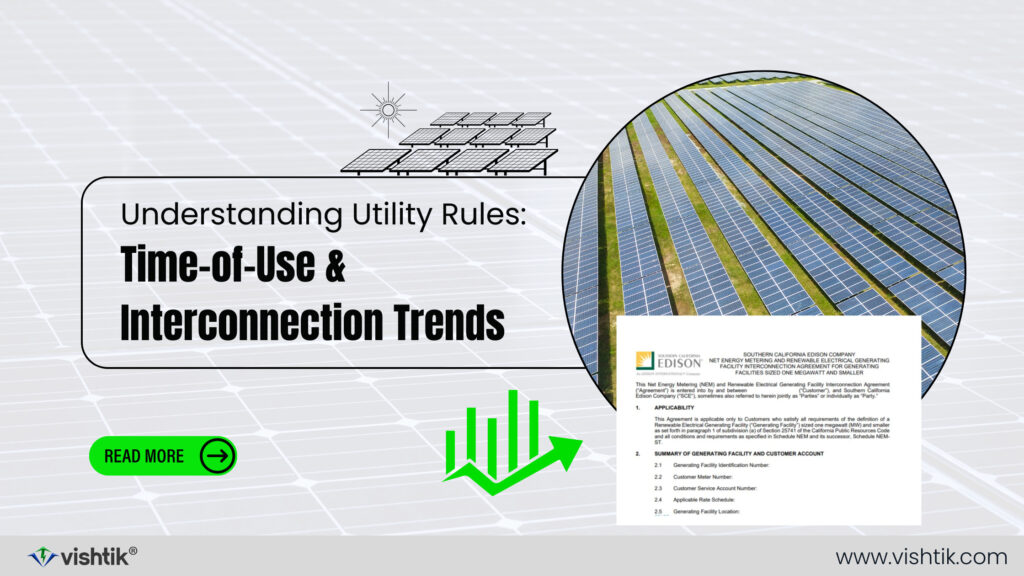 Blog banner about utility time-of-use rules and solar interconnection trends