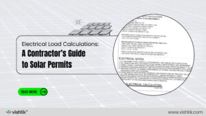 Blog banner explaining electrical load calculations for solar permit applications