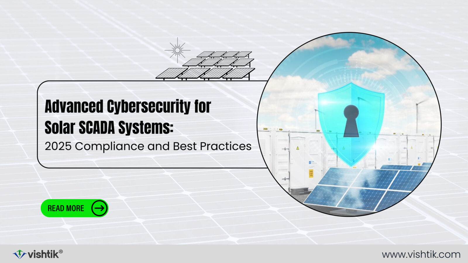 Blog banner about 2025 cybersecurity compliance and best practices for solar SCADA systems