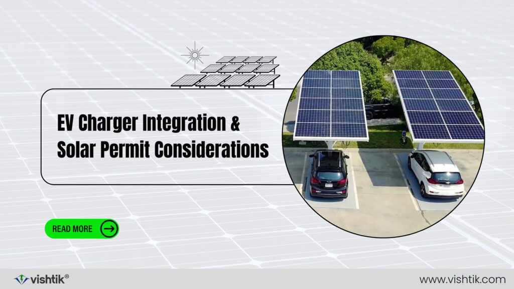 Blog banner about integrating EV chargers into solar permit designs