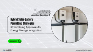 Blog banner about permit approvals for integrated solar and battery storage systems