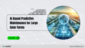 Blog banner about predictive maintenance technology for utility-scale solar farms