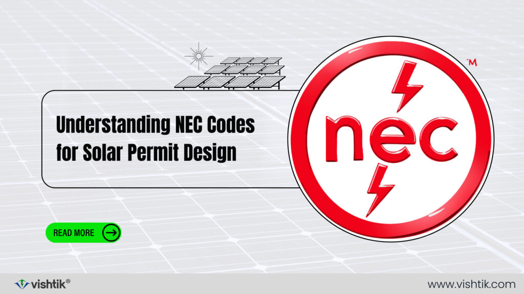 Blog banner explaining National Electrical Code requirements for solar permit design