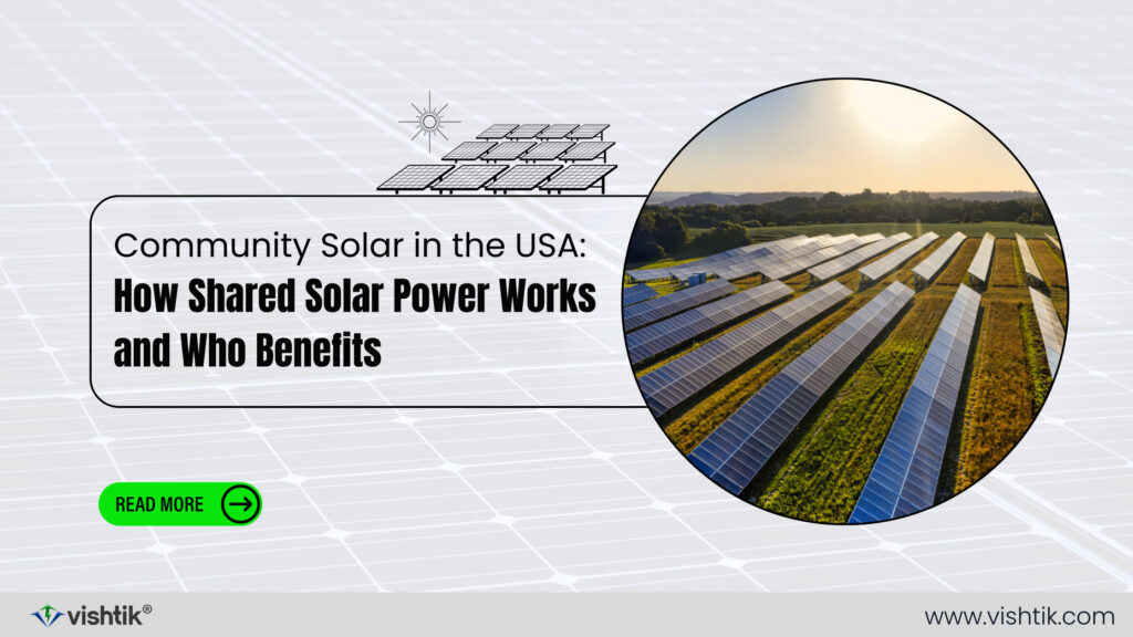 Blog banner explaining shared community solar power and who benefits