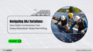 Blog banner about navigating AHJ variations in multi-state solar permitting