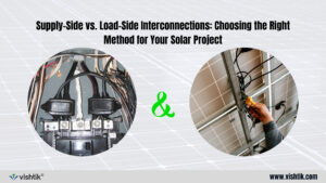 Blog banner comparing supply-side and load-side interconnection methods for solar projects