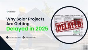 Blog banner showing a delayed photovoltaic and energy storage permit plan