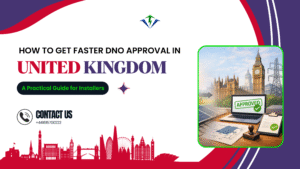 Blog banner about faster DNO approval for solar installers in the United Kingdom