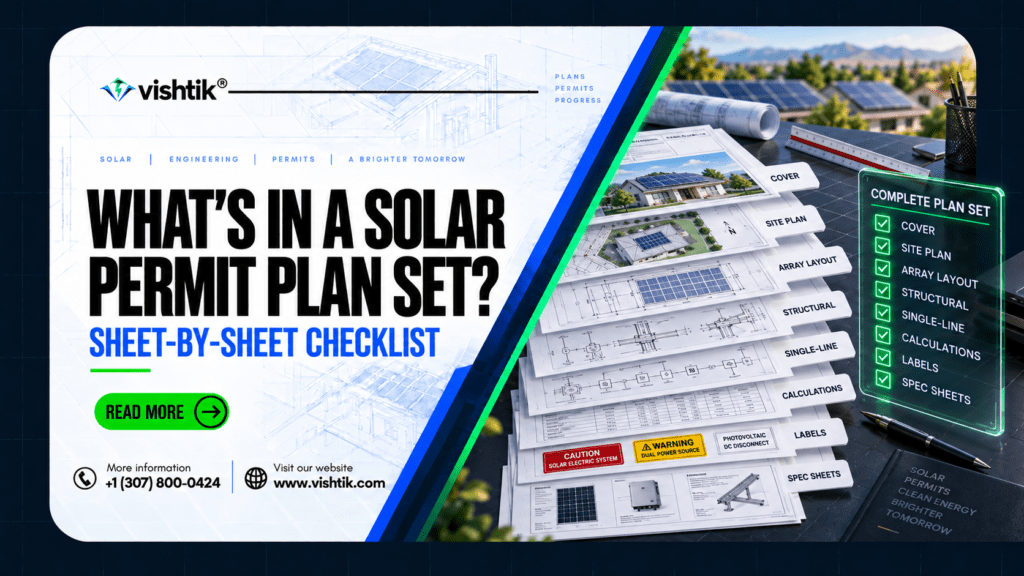 what is included in a solar permit plan set